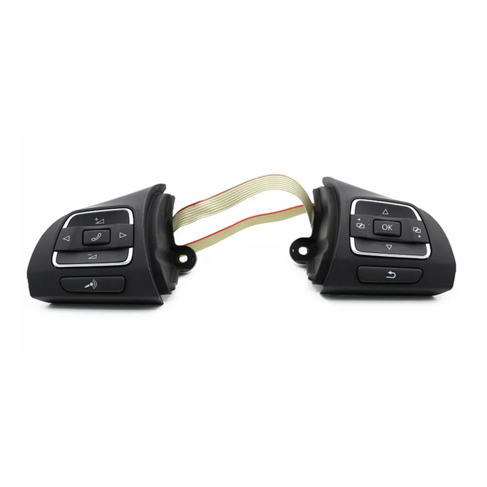 

COSTLYSEED 5C0959537A 5C0 959 538 B 5K0959542C MF Steering Wheel Multifunction Control Switch Fit VW Jetta Golf 6 Tiguan EOS CC