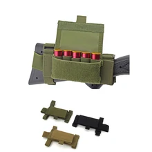 Патрон охотничий пистолет кобуры чехол 5 круглая винтовка дробовик сток винтовка приклад щека отдых патроны Перевозчик тактическое снаряжение держатель