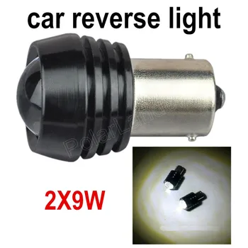 

best price 2 Pcs T10 9W 1156 Car Led White High Power Car Reverse turn Signal Light Lamp brake exterior backup