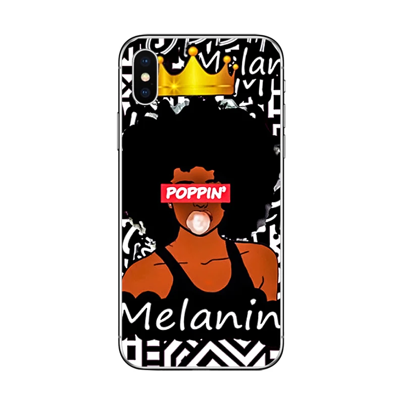 Ciciber 2bunz Melanin Poppin Aba чехол для телефона для iPhone 11 Pro Max чехол для iPhone X XR XS MAX 8 6 6S Plus 5 5S SE Мягкий ТПУ чехол - Цвет: WM01520