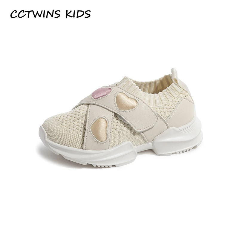 

CCTWINS Kids Shoes 2019 Autumn Girls Heart Chunky Sport Sneakers Boys Black Breathable Children Fashion Casual Trainer FC2645