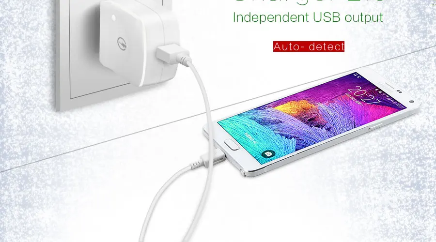 Udoli универсальное быстрое зарядное устройство 2 0 5V 3A USB настенное для путешествий