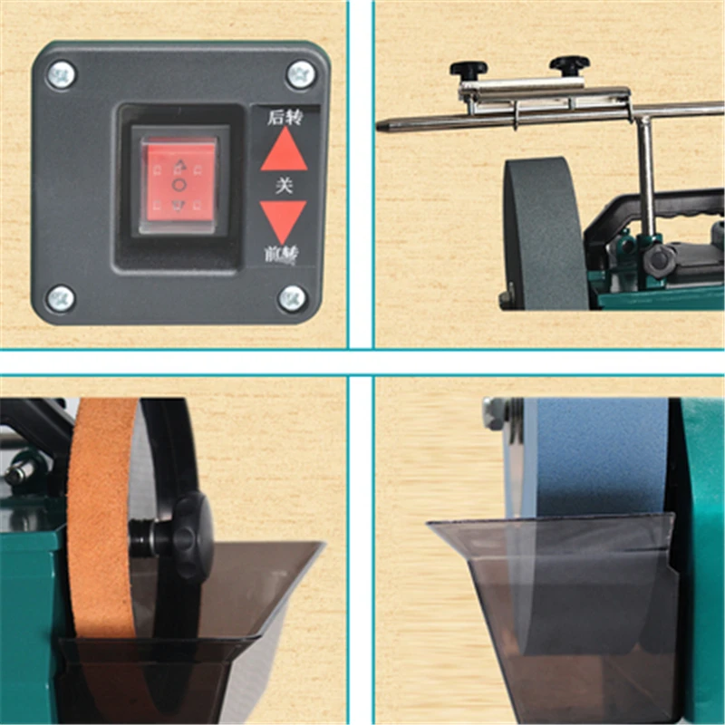 Шлифовальная машина с водяным охлаждением электрическая точилка для ножа низкоскоростная шлифовальная машина 220 В
