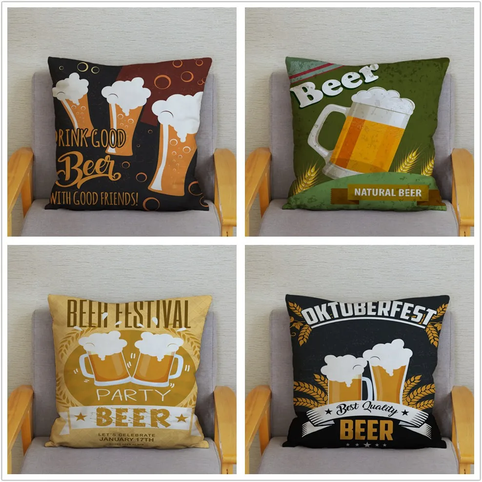 Винтажные чехлы с надписью Cheers пиво вино супер мягкие короткие плюшевые