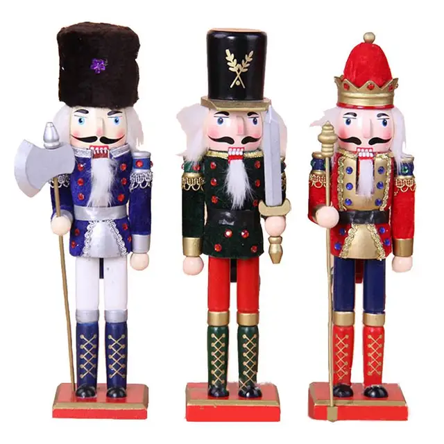 Christmas Party Ornaments Nutcracker Puppets Wedding Birthday Style Christmas Party Ornaments Nutcracker Puppets Wedding Birthday Style Christmas Decorations Walnut Soldier Doll Gift - Christmas Party Ornaments Nutcracker Puppets Wedding Birthday Style
