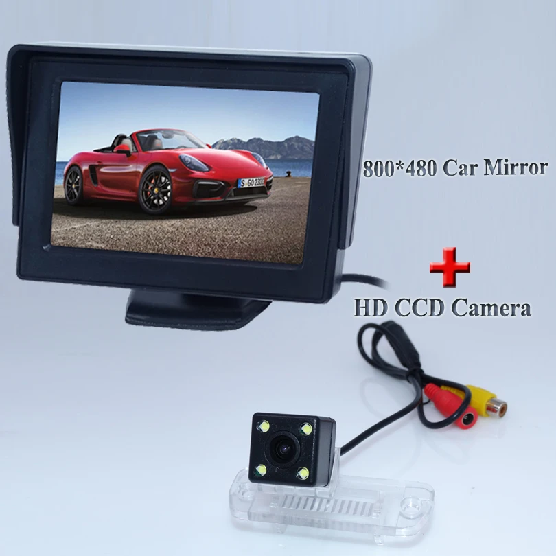 

4.3" Color Car Rearview Monitor + Car Reverse Rear View Camera For Benz R Class R350 R500 ML350 W203 W211 W209 B200 A160 W219