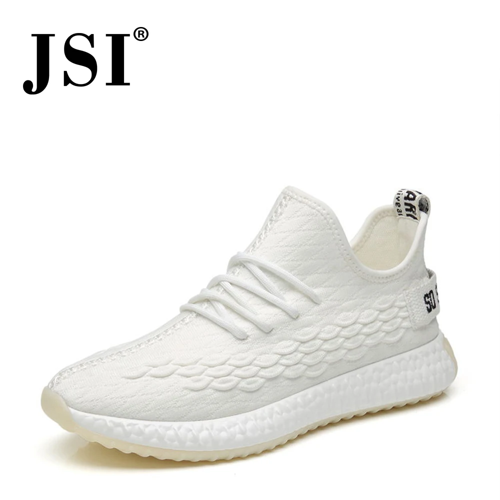 

JSI Stylish Round Toe Gingham Fretwork Men Sneakers Casual Slip-On Air Mesh Shoes Basic Solid Chunky Platform Men Sneakers JX33