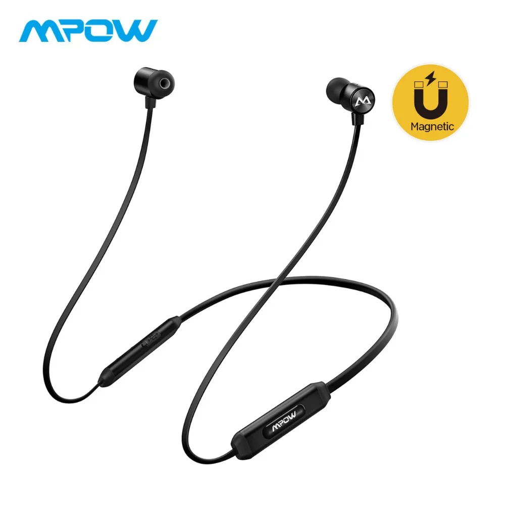 

Mpow A3 IPX7 Waterproof Wireless Bluetooth Headphone Noise Cancelling Headphones Magnetic Super Quality Sound Earbuds With Mic