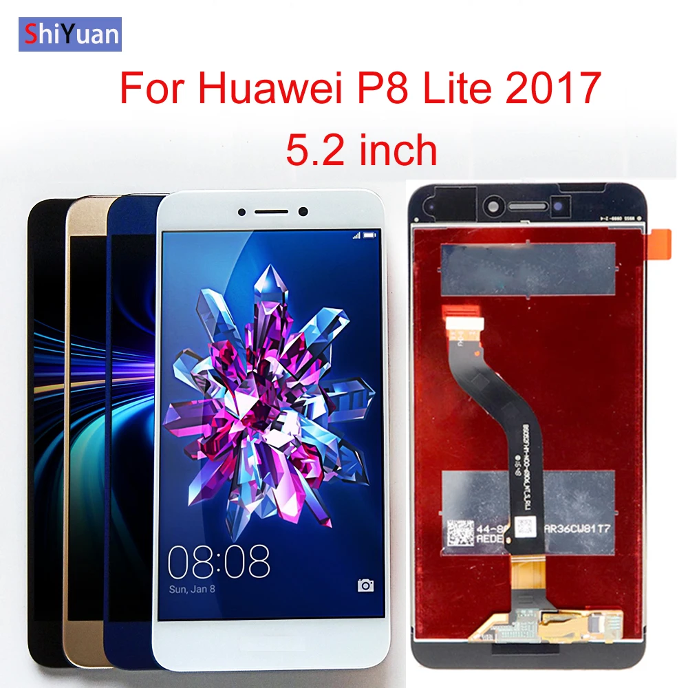 

5.2 inch For Huawei P8 Lite 2017 LCD Display Touch Screen Digitizer For Huawei P9 Lite 2017 LCD P8 Lite 2017 PRA LA1 LX1 LX2 LX3