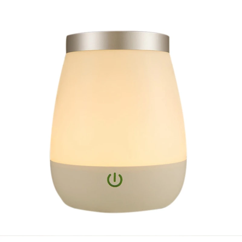 

Rechargeable White Led Vase Table Lamp Desktop Flowerpot Night Light Bedroom Bedside Lamp Home Decoration Indoor Lighting