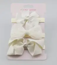 2018 novo bebê menina menino arcos elásticos bandana crianças magras elástico bowknot elástico faixa de cabelo acessórios flor para cabelo