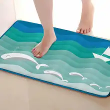 Кит стиль Коврики для улицы, смешной Противоскользящий коврик для ванной, дверные коврики, дверные коврики под входную дверь