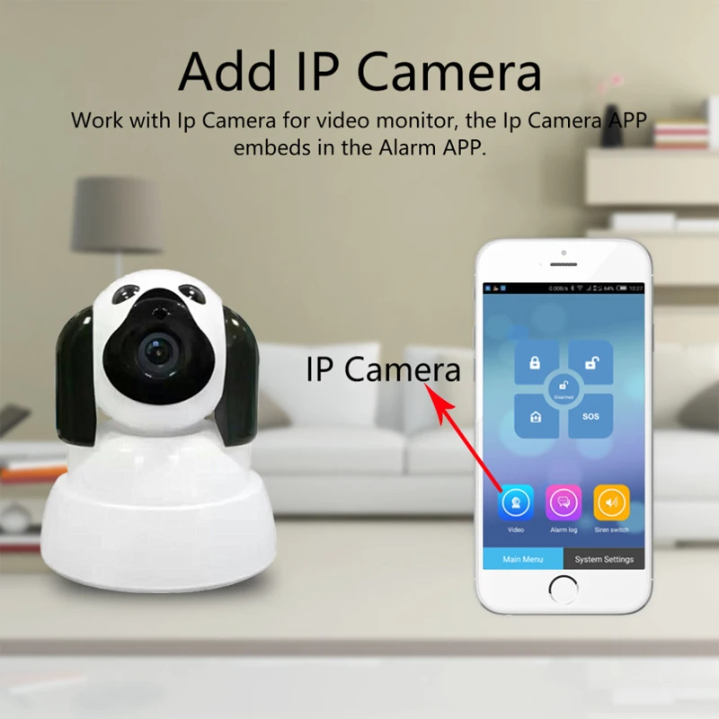 H36 alarm system + camera