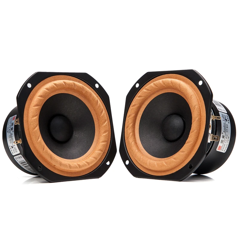 

DIY Bookshelf speaker 4-inch full-range speaker HIFI sound quality 10-25W 2PC