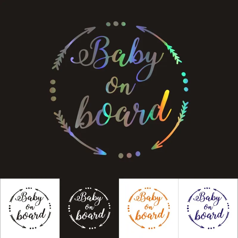 

Car Stickers 15.6CM*15.8CM BABY ON BOARD Car Decoration 3D Reflective Accessories Car Styling BUY 2 SAVE HALF Custom Sticker