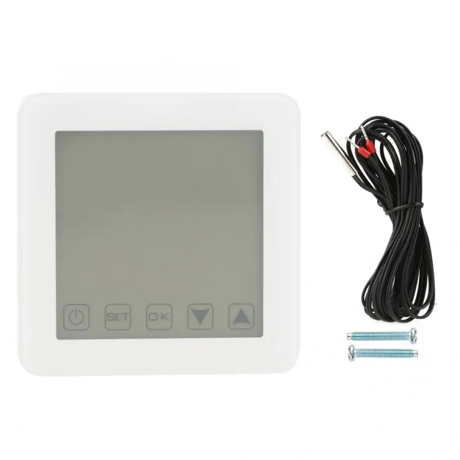 

Digital 16A Electric Heating Thermostat WiFi Temperature Controller LCD Display with NTC Sensor Tool