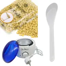 1 Набор крем для удаления волос горячий подогреватель для воска нагреватель горшок машина парафин для депиляции Bean набор с ароматом меда EU Plug ju23