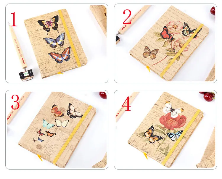 JUGAL-korean-Stationery-Notebook-A5A6-Butterfly-Flowers-Personal-Diary-School-Notebook-Agenda-Escolar-Office-&-School-Supplies09