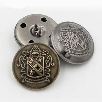 

50pcs/lot High-end Jeans Pure Copper Brass Buttons