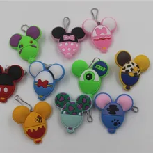 10 шт. в форме мыши воздушный шар аксессуары для обуви подвески для обуви с застежкой-молнией слайдер для куртки рюкзак сумка