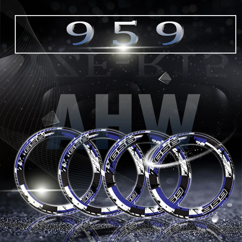 

Мото rcycle стикеры moto 4 X толстый край внешний обод наклейки полоса колесные наклейки подходят DUCATI 959 для ducati 959