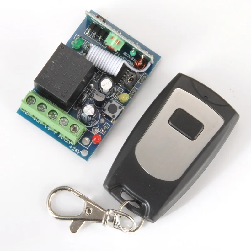 

DC 12V 1CH Wireless Remote Switch Light System Receiver Transmitter 433.92Mhz 315MHZ Learning code Function
