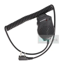 Dupla PTT Fone de Ouvido MIC Speaker UV-82 UV-8 UV82L UV-89 UV 82 UV-82 Plus UV-82TP GT-5TP UV-82HP 82 UV-82HX Fone de Ouvido para Baofeng UV
