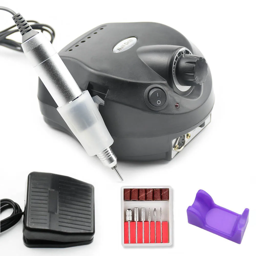 

35000RPM Pro Electric Nail Drill Electric Nail Machine Drill Machine Apparatus Pedicure Tool Set Nail Art File Bit Tool