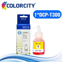 1 шт. желтый DCP-T300 набор для наполнения чернил специальный краситель чернила Brother DCP-T300 фосфат, монокальция фосфат, T300 500 W 700 W MFC-T800W MFC T800W система беспрерывной подачи чернил