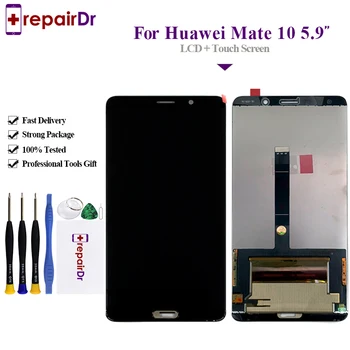 

5PCS Original For Huawei Mate 10 LCD Display+Touch Screen Digitizer Assembly Replacement 5.9'' For Huawei Mate 10 Lcd With Frame