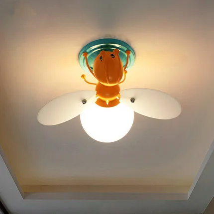 

Creative honeybee Ceiling Light Girls Kids Children's Room Bedroom Nursery Decorative Lighting Led Ceiling Light Lamp