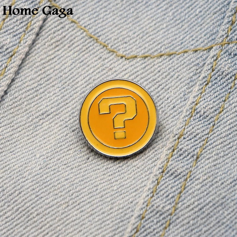 Homegaga Супер Марио цинк галстук мультфильм забавные булавки рюкзак одежда броши для мужчин и женщин шляпа Декоративные значки медали D1063