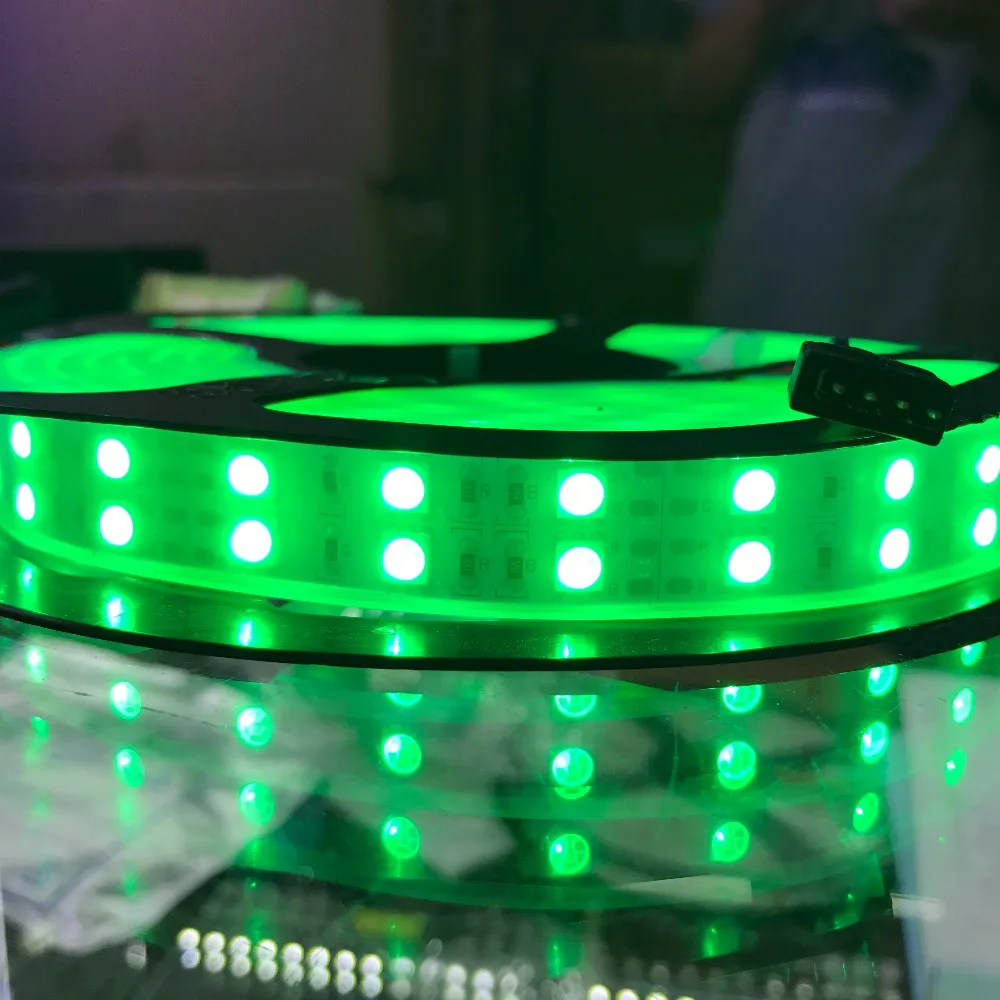 Водонепроницаемая светодиодная лента SMD 5050 RGB 24 В постоянного тока 600