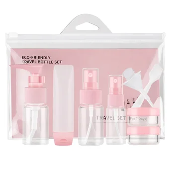 

9 pcs Hot Sales PVC Storage Cosmetic Bottles Face Cream Bottles Eyeshadow Travel Mini Empty Cosmetics Container Bottle