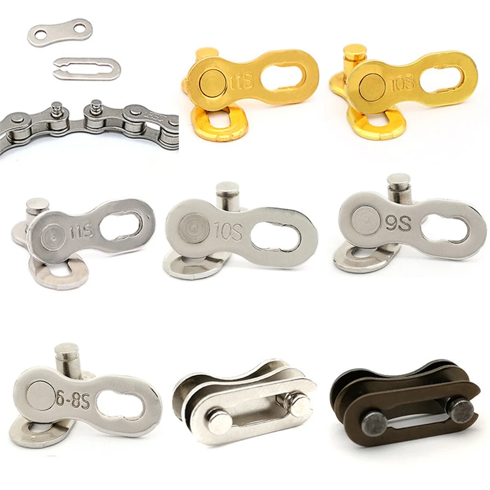 Cheap 1Pair Quick Master Link Speed Bike Connector 6-8/9/10/11s Road Magic Speed Buttons Bicycle Connector Chain Lock Set Bike Joint 2 Cheap 1Pair Quick Master Link Speed Bike Connector 6-8/9/10/11s Road Magic Speed Buttons Bicycle Connector Chain Lock Set Bike Joint 2