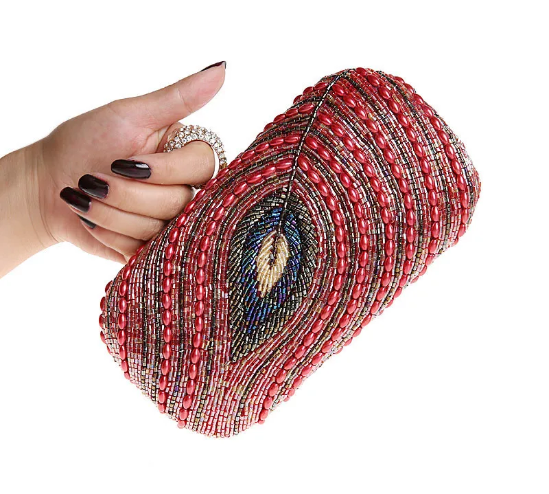 

One Sided Beaded NEW Fashion Exquisite Beaded Evening Bag,Noble Elegant Pearl Clutch Bags, Shoulder Bags, Party Bags NO09277