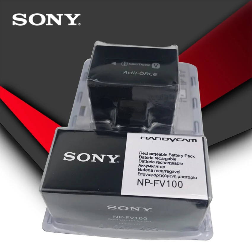 1 шт./лот sony NP-FV100 NPFV100 NP FV100 FV30 FV50 FV70 FP50 FP90 FP91 FH50 FH70 FH60 FH100 HDR-CX170 HDR-CX300 CX170