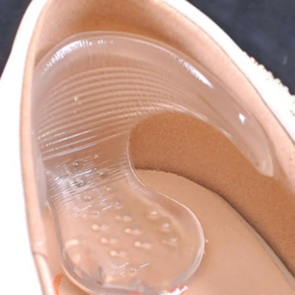 

2Pcs Silicone Gel Shoe Heel Comfort Pads Liner Grips Soft Feet Care Protectors