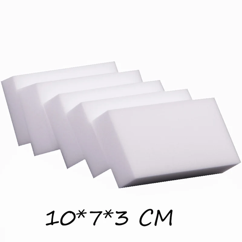 

50 pcs/lot 10*7*3CM White Magic Sponge Eraser Kitchen/Bathroom Clean Melamine Sponge Multi-functional Cleaning Nano Wholesale