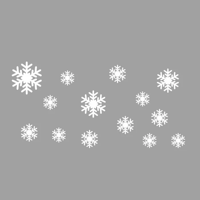 

Newest Snow Flakes Window Stickers Snowflake Wall Stickers Christmas Window Wall Decals Xmas Christmas Decoration Hot sale O28
