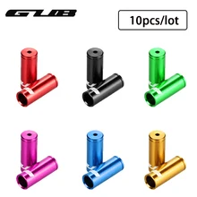10pcs CNC Bicicleta Desviador Cabo Tampa da caixa Habitação Tampa da Extremidade Do Cabo de Freio de Bicicleta MTB Bicicleta de Estrada De Freio/Turno acessórios universais
