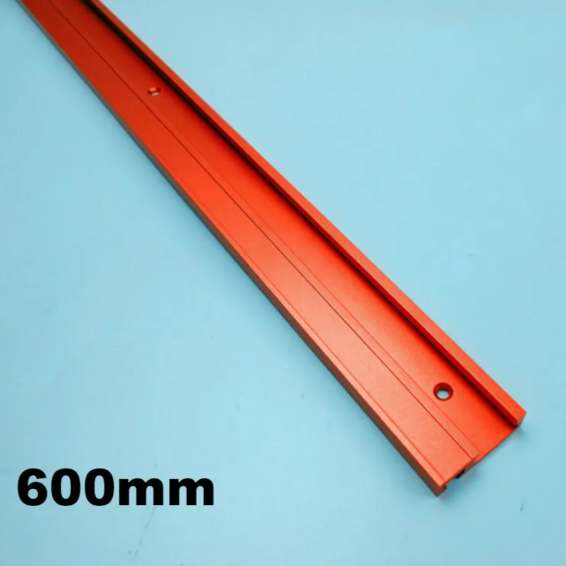 1Pc 600mm T-tracks Желоб из алюминиевого сплава Т-треки модель 45 т слот и стандартный Торцовочная дорожка стоп деревообрабатывающий инструмент для верстака маршрутизатор стол - Цвет: 1Pc 600mm T-tracks