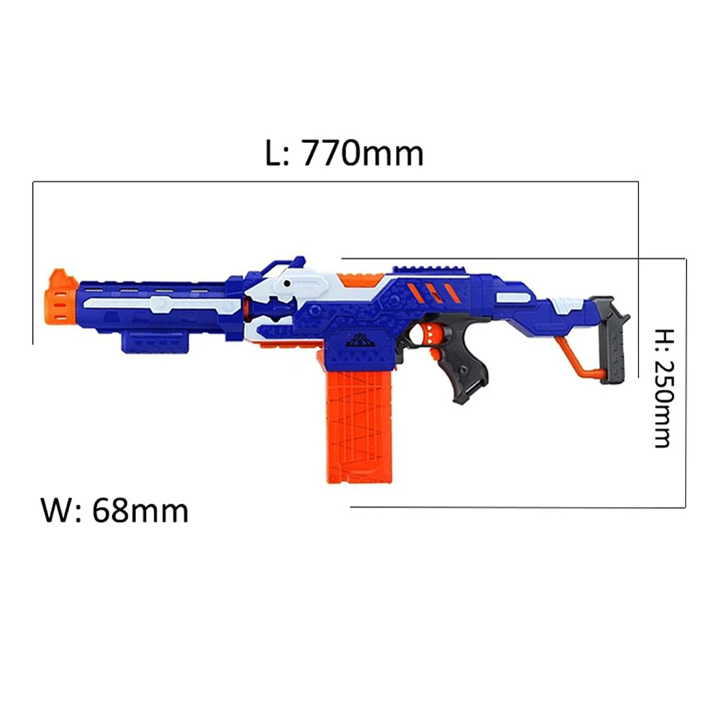 3 in 1 Electric Burst of Soft Bullet Rifle Gun Toy for Kids Outdoor Shooting Game