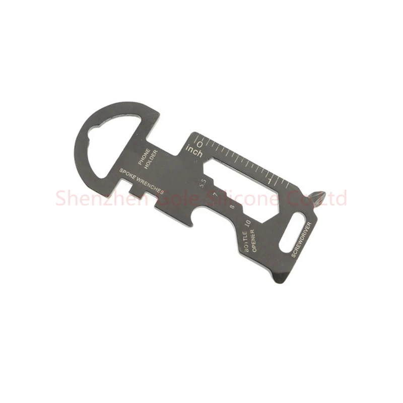 100 шт. 11 в 1 Multi-function EDC Tool Card креативная открывалка для бутылок брелок Портативный многоцелевой гаджет Новое поступление Лидер продаж
