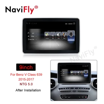 

NaviFly 9 inch 4G LTE Car multimedia player for Mercedes Benz V Class W447 V260 2015-2018 NTG 5.0 Android gps stereo 3GB RAM