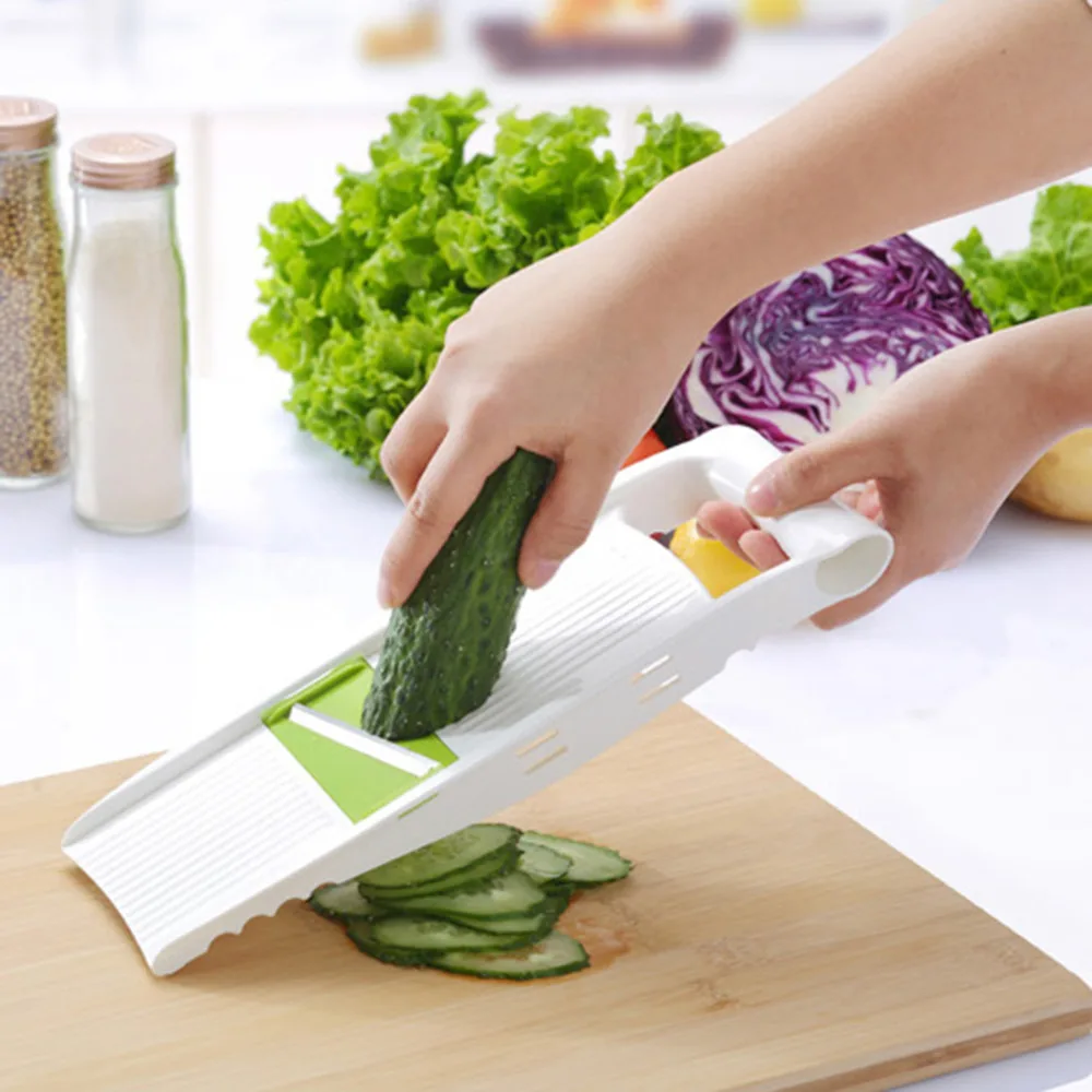 PREUP 5 in 1 Multifunction ABS Slicer Cutter Grater Adjustable Steel