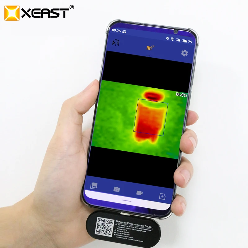 

XEAST Mobile phone external probe Infrared Camera Thermal Imaging HT-102 Android Phone OTG Function With Adapter