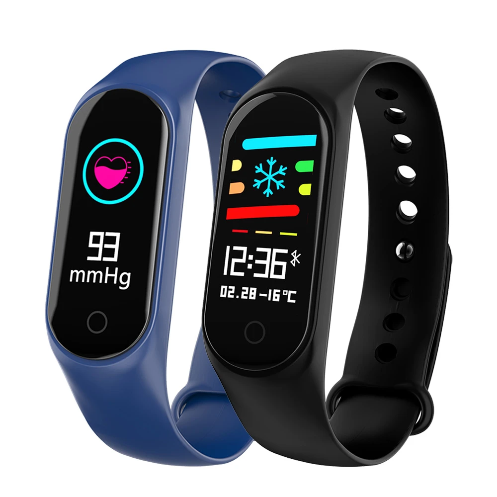 

OGEDA M3S Smart Bracelet Color-screen IP67 Fitness Tracker blood pressure Heart Rate Monitor Smart band For Android IOS phone