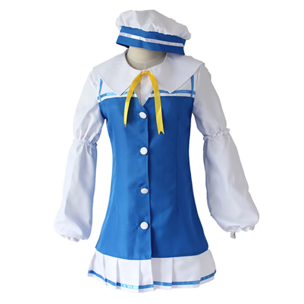 

Brdwn Ryuoh no Oshigoto womens Hinazuru AI cosplay costume School uniform dress suit (Hat+Dress+shirt+Sock accessories+hairwear)