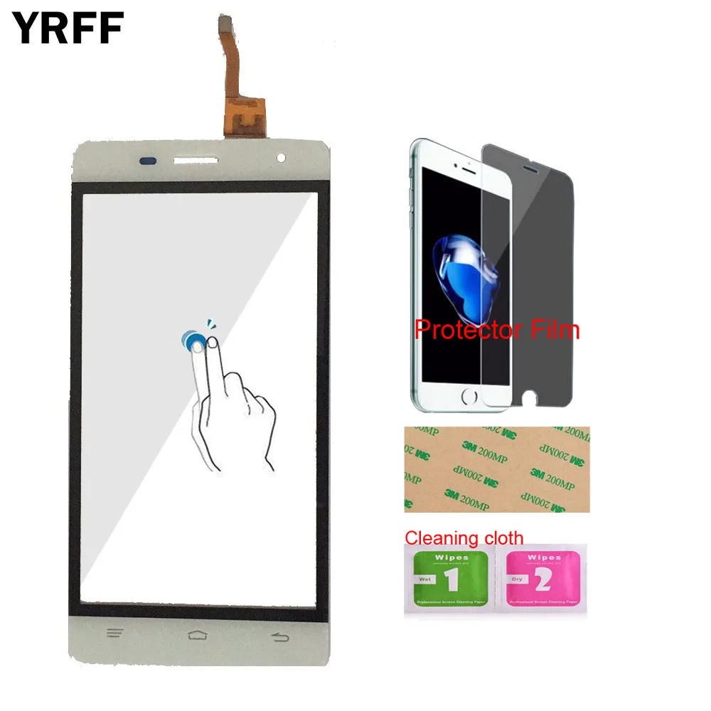 YRFF Сенсорная панель Сенсорный экран дигитайзер стеклянная сенсорная панель для телефона сенсор для Oukitel K4000 Pro инструменты защитная пленка+ клей